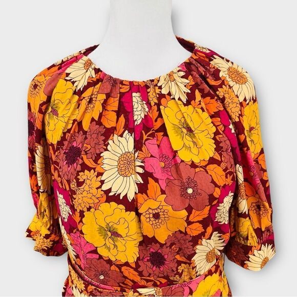 Ted Baker London Patti Floral Belted Mini Dress Women’s Size 3/US M - Picture 2 of 13